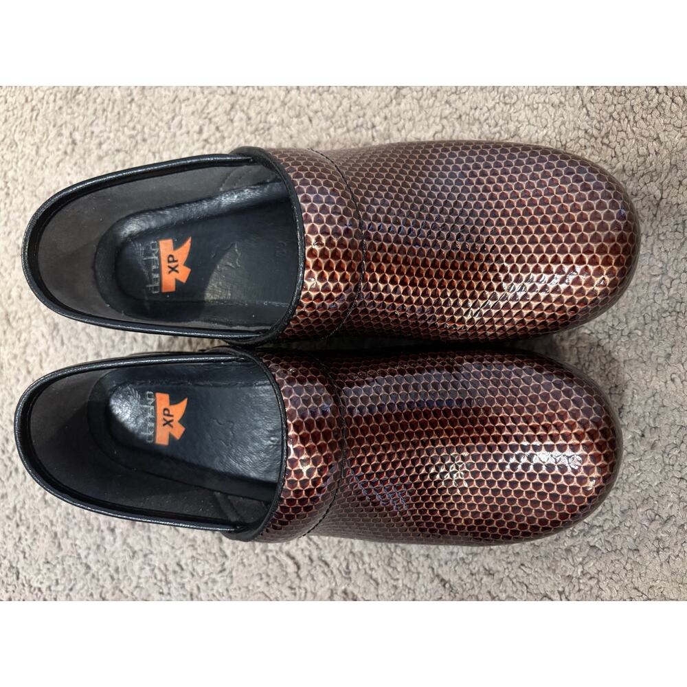 Dansko Bronze Patterned XP Professional Clogs - s… - image 3